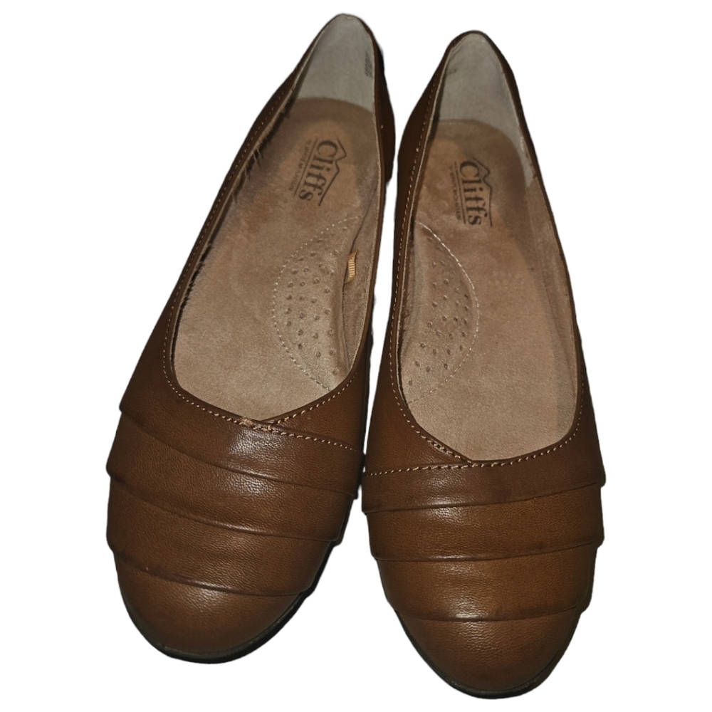 NWOT Cliffs By White Mountain Leather Flats - Picture 4 of 4